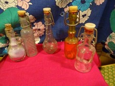 lot =5 miniatures bouteilles
