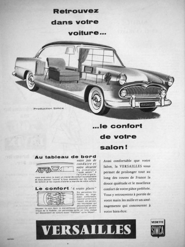 Publicité 1957 simca - 1957,