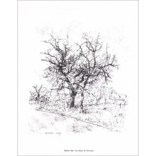 CIRY Michel - Lithographie signée au crayon "Les Baux de Provence" 27x21cm - 196