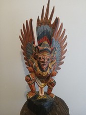 Statue Garuda Bois Sculpté