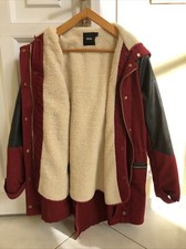 Parka Asos Femme 42/44 Noire et rouge