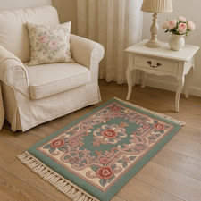 ancien tapis artisanal style