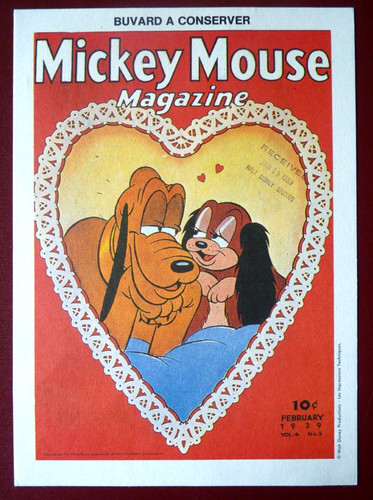 Buvard walt disney pluto - -,