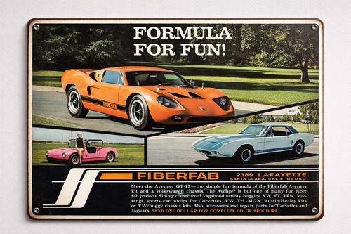 1968 fiberfab avenger 12 - fiberfab, gt-12