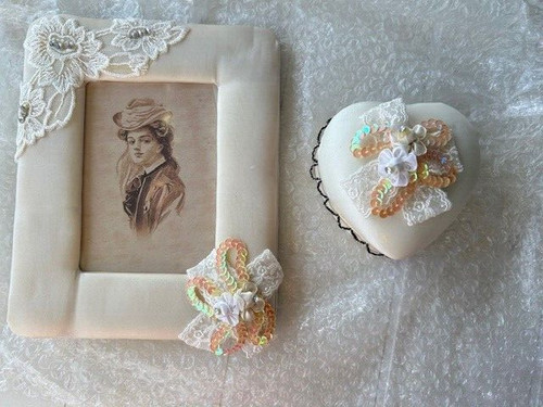 Ensemble ancien cadre - ancien, :