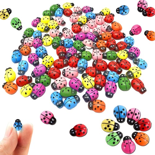 Coccinelle bois 100 pièces - bois,100,