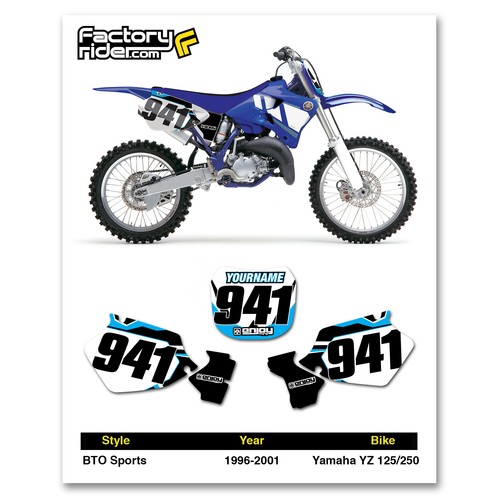 1996 2001 yamaha - yz, 125-250