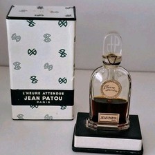 L'Heure attendue, Jean Patou, flacon de parfum ancien scellé dans son coffret