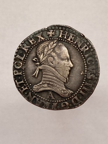 Henri iii franc - iii, (1574-1589).