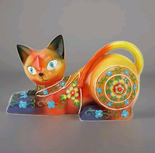 Statuette chat céramique - chat,