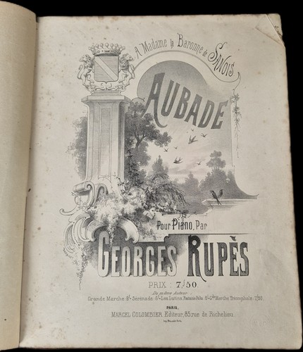Aubade pour piano par georges - pour,