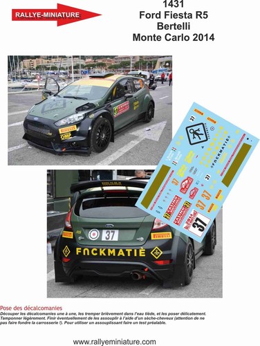 Decals ref 1431 ford - 1/24,