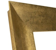 Cadre en bois à la feuille