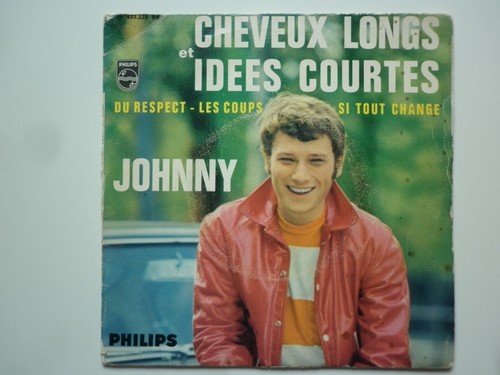 Johnny hallyday 45t cheveux - johnny,