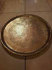 plateau cuivre marocain 44,5cm 1913