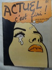 mensuel ACTUEL( le dernier) n° 58 1975