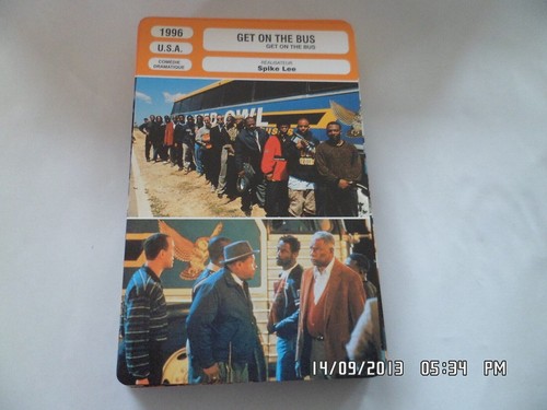 Carte fiche cinema - carte, get