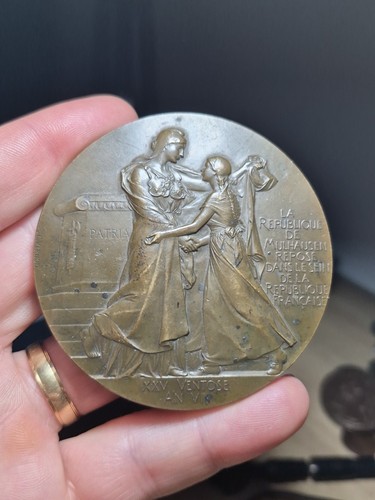 141 medaille alsace - medaille,