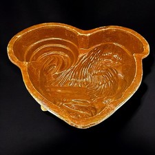Moule coq ancien terre cuite - ancien,