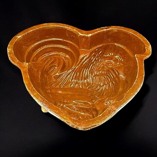 Moule coq ancien terre cuite - terre,