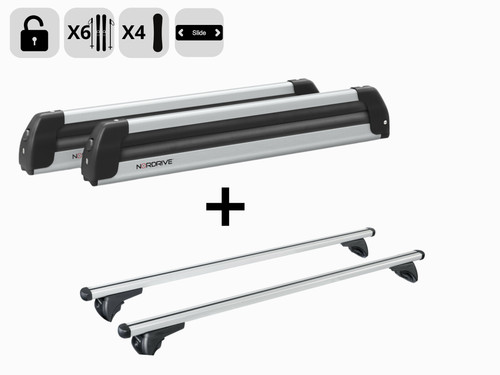 Kit barres toit nordrive - barres,