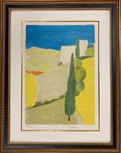 Lithographie bernard cathelin - bernard,