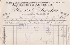 75 PARIS, fabricant, AUSCHER