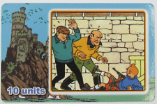 Carte Téléphonique WILLCOM TINTIN  " L'ILE NOIRE " 10U Série Limitée 100 cartes