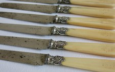 CARDEILHAC, 6 couteaux à