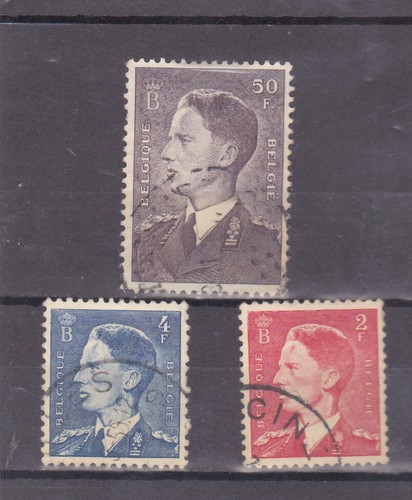 Belgique timbres anciens de - 3,