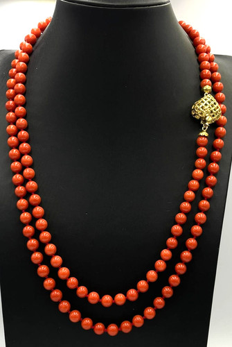 Collier double fil de - collier,