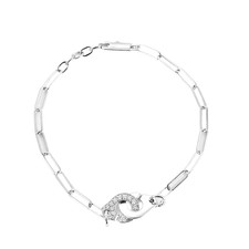 Dinh Van Menottes R10 - Bracelet en or gris, Diamants