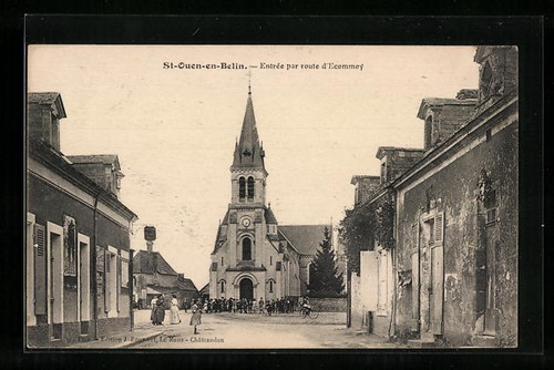 Cpa ouen belin - cpa, entrée