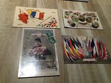 LOT DE 4 CARTES POSTALES