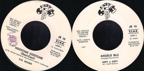 Disque tours sound - 45, d.d.