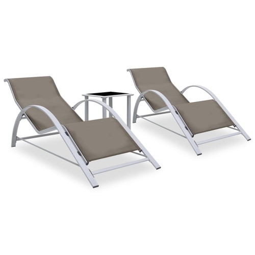 Lot chaises longues avec - de,
