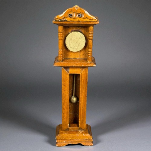 Pendule horloge miniature - , bois