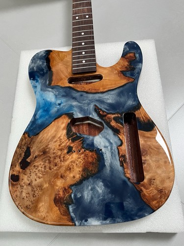 Handmade lake blue mahogany - handmade,