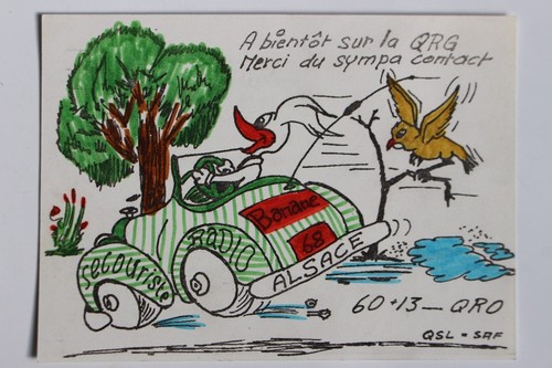 Carte postale qsl - carte,