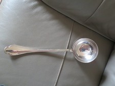 Christofle grande louche en métal argenté model Pompadour