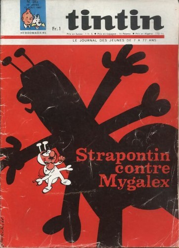 Tintin 982 strapontin - tintin, n°982