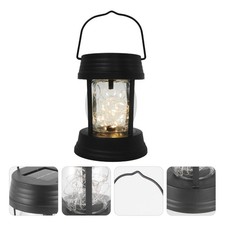  1pc lanterne solaire ancienne lanterne extérieur imperméable lampe murale pour