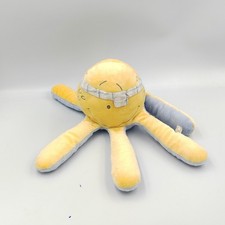 Doudou pieuvre Calypso jaune