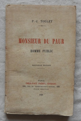 Toulet monsieur du - toulet,