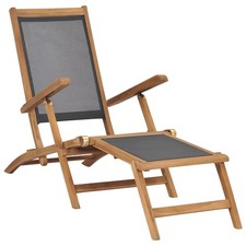 Bois de Teck Solide Chaise de