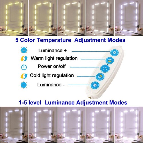 Miroir lumineux led - lumineux, à