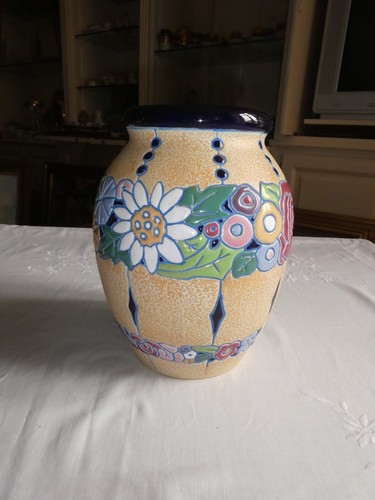 Vase ceramique emaillee - vase,