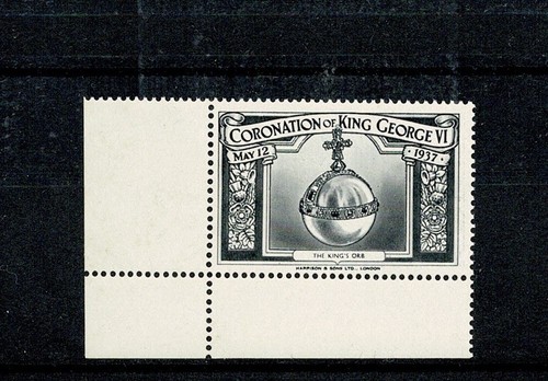 1937 cinderella vignette label - 1937,