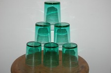 lot de 6 verres publicitaires HUILE LESIEUR  - années  60