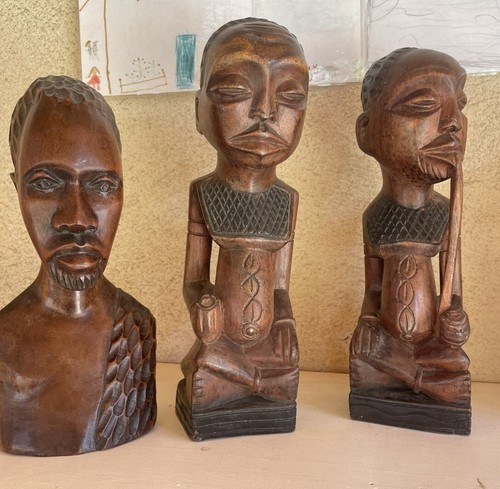 Statuettes africaine bois - 3,